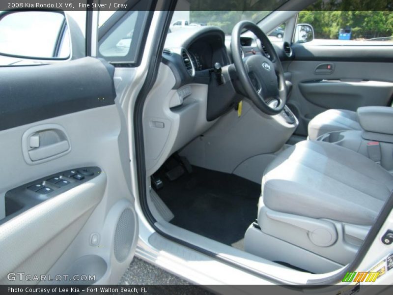 Fine Silver / Gray 2008 Kia Rondo LX V6