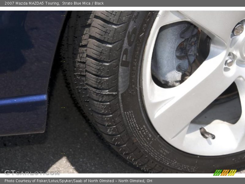 Strato Blue Mica / Black 2007 Mazda MAZDA5 Touring