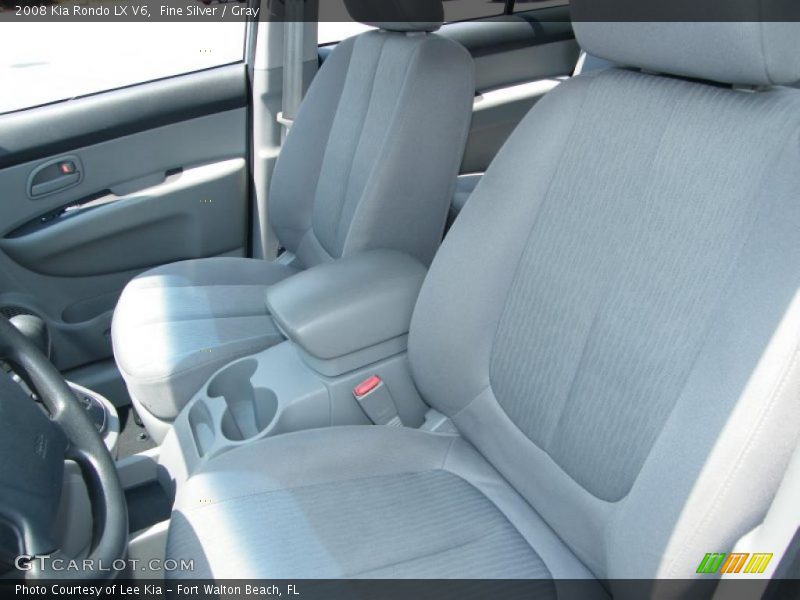 Fine Silver / Gray 2008 Kia Rondo LX V6