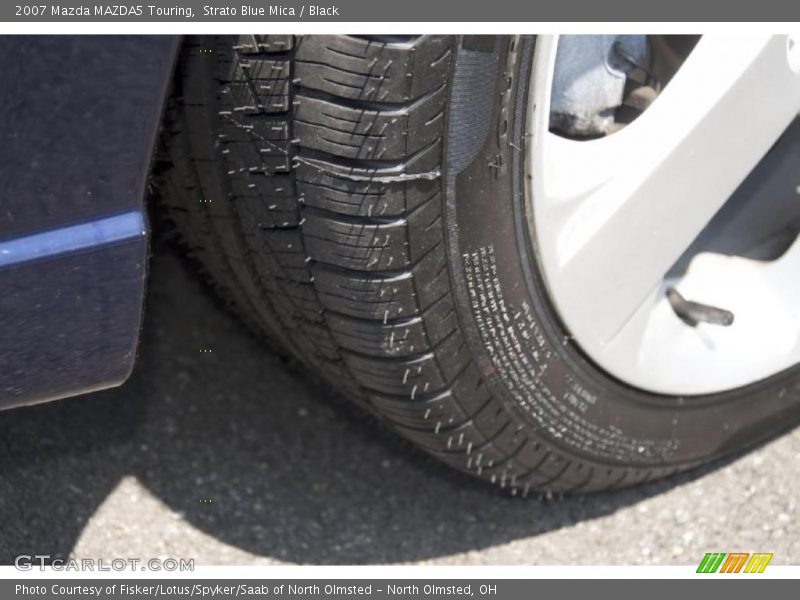 Strato Blue Mica / Black 2007 Mazda MAZDA5 Touring