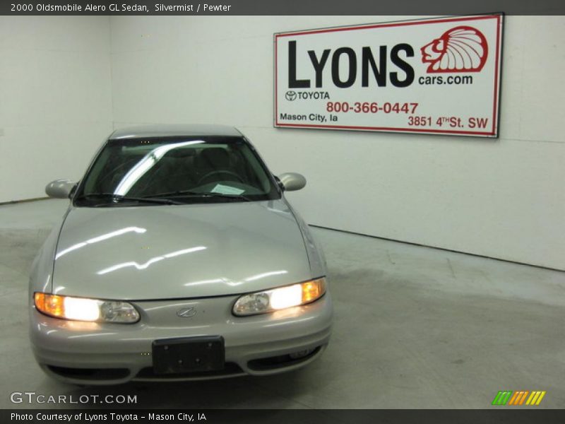 Silvermist / Pewter 2000 Oldsmobile Alero GL Sedan