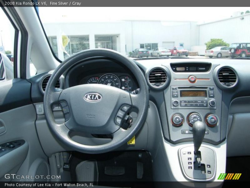 Fine Silver / Gray 2008 Kia Rondo LX V6
