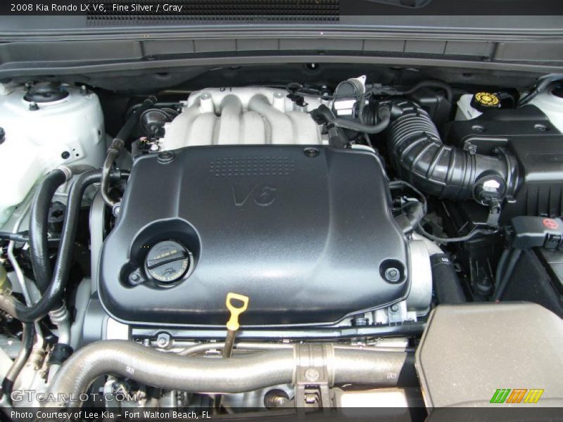 Fine Silver / Gray 2008 Kia Rondo LX V6