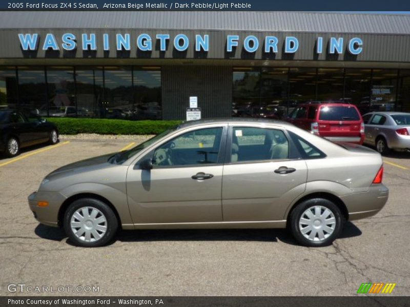 Arizona Beige Metallic / Dark Pebble/Light Pebble 2005 Ford Focus ZX4 S Sedan