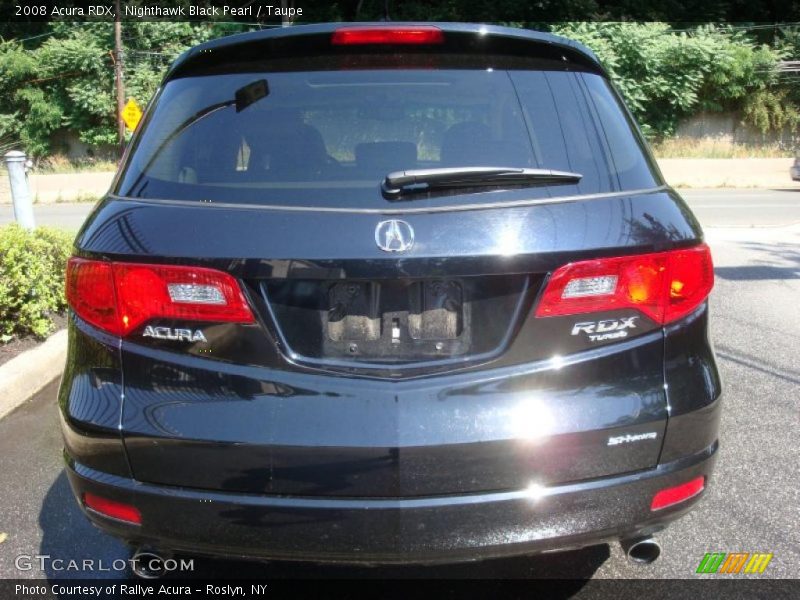 Nighthawk Black Pearl / Taupe 2008 Acura RDX