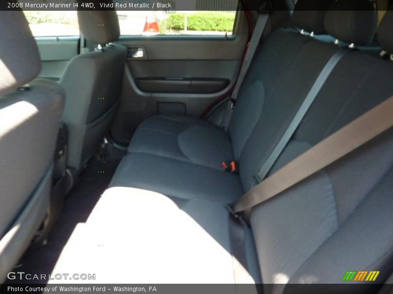 Vivid Red Metallic / Black 2008 Mercury Mariner I4 4WD
