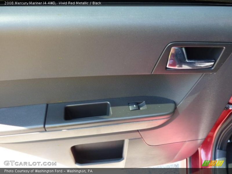 Vivid Red Metallic / Black 2008 Mercury Mariner I4 4WD
