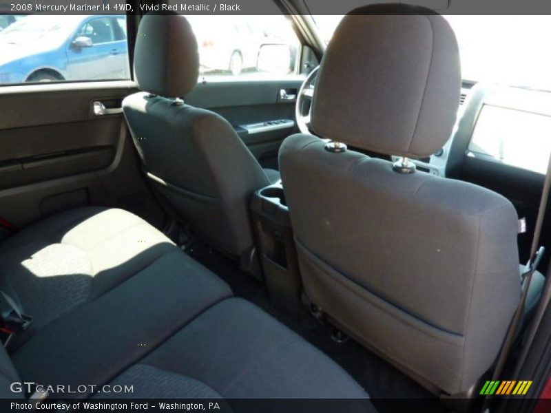 Vivid Red Metallic / Black 2008 Mercury Mariner I4 4WD
