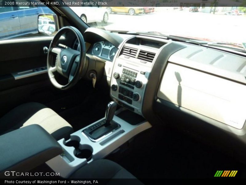 Vivid Red Metallic / Black 2008 Mercury Mariner I4 4WD