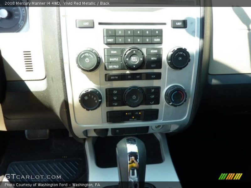 Vivid Red Metallic / Black 2008 Mercury Mariner I4 4WD