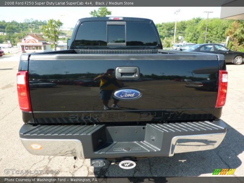 Black / Medium Stone 2008 Ford F250 Super Duty Lariat SuperCab 4x4