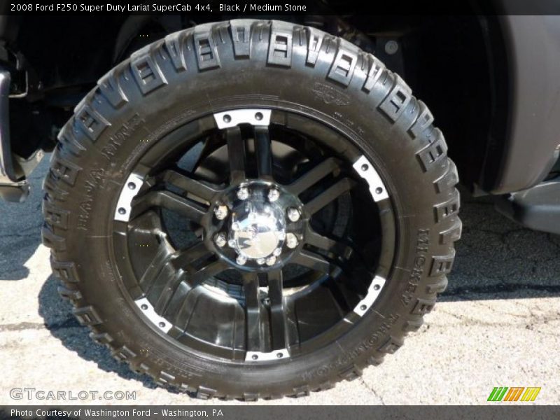 Black / Medium Stone 2008 Ford F250 Super Duty Lariat SuperCab 4x4