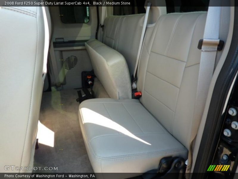Black / Medium Stone 2008 Ford F250 Super Duty Lariat SuperCab 4x4