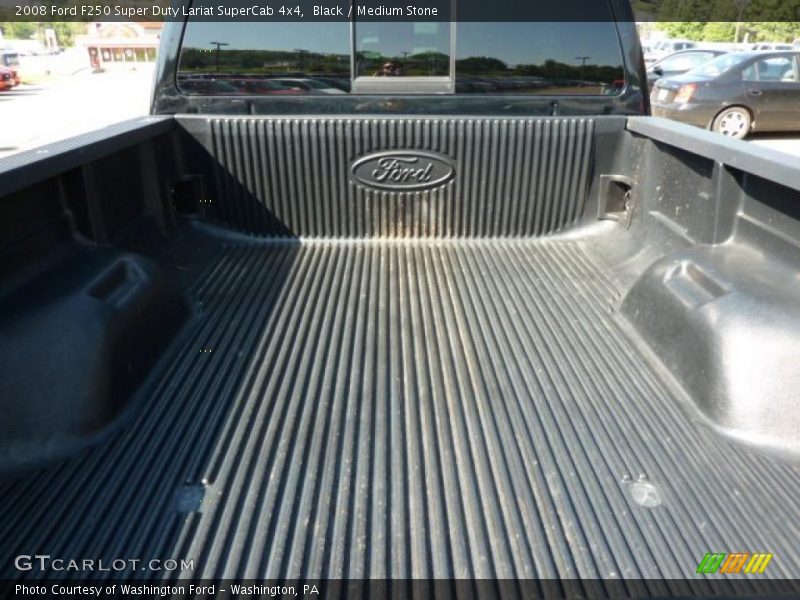 Black / Medium Stone 2008 Ford F250 Super Duty Lariat SuperCab 4x4