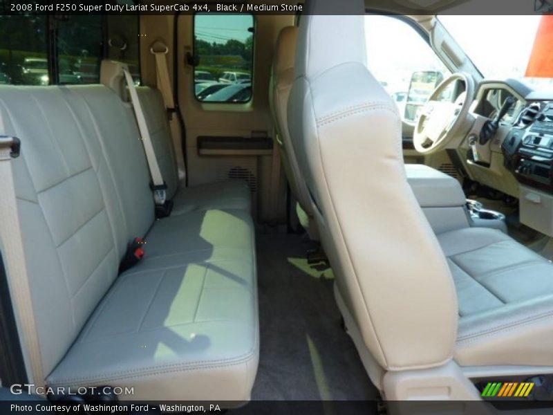 Black / Medium Stone 2008 Ford F250 Super Duty Lariat SuperCab 4x4