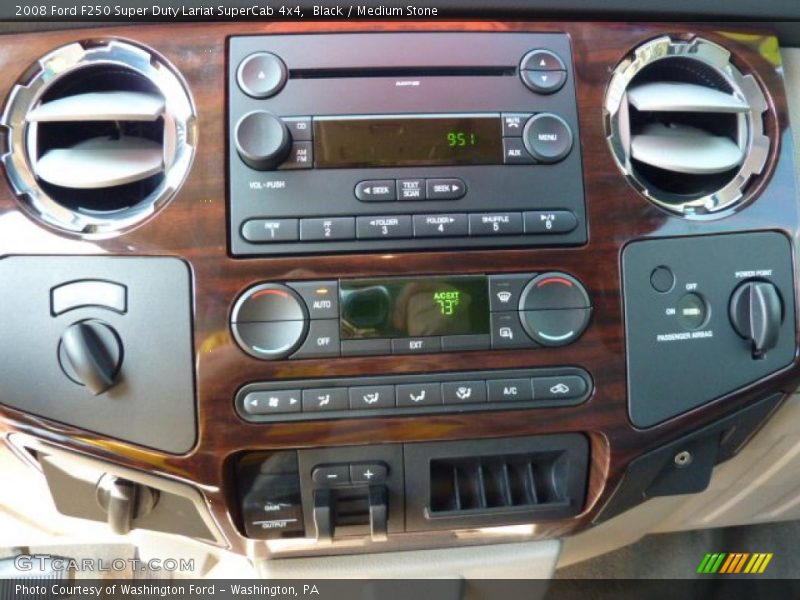 Black / Medium Stone 2008 Ford F250 Super Duty Lariat SuperCab 4x4