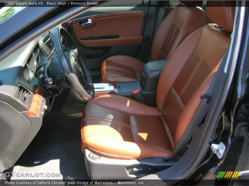 Black Onyx / Morocco Brown 2007 Saturn Aura XR