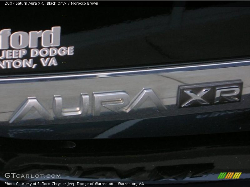 Black Onyx / Morocco Brown 2007 Saturn Aura XR