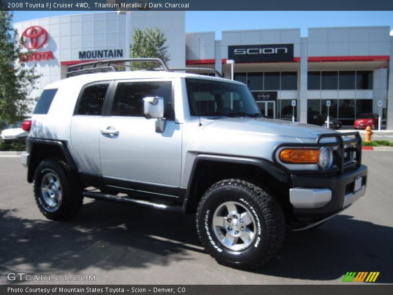 Titanium Metallic / Dark Charcoal 2008 Toyota FJ Cruiser 4WD