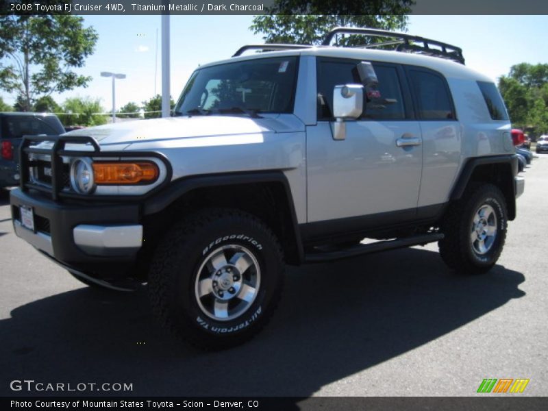 Titanium Metallic / Dark Charcoal 2008 Toyota FJ Cruiser 4WD