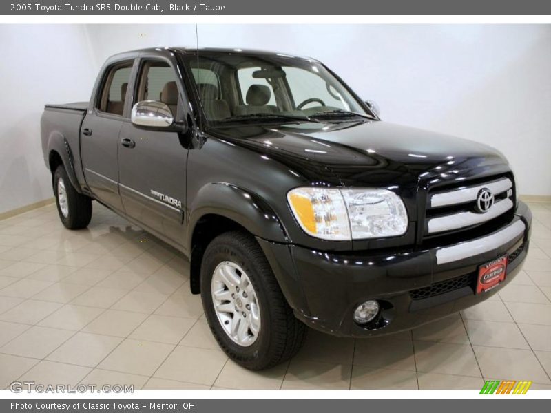 Black / Taupe 2005 Toyota Tundra SR5 Double Cab