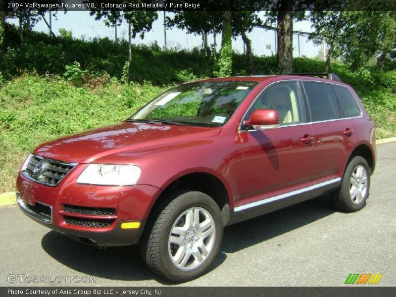 Colorado Red Metallic / Pure Beige 2004 Volkswagen Touareg V8