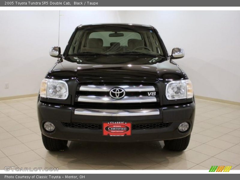 Black / Taupe 2005 Toyota Tundra SR5 Double Cab