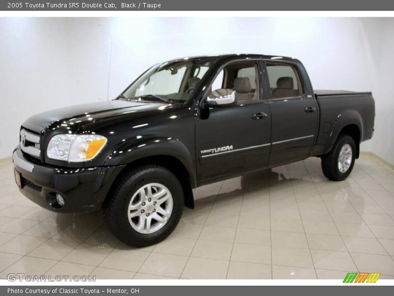 Black / Taupe 2005 Toyota Tundra SR5 Double Cab