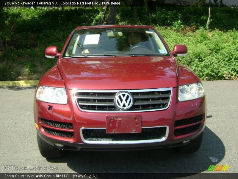 Colorado Red Metallic / Pure Beige 2004 Volkswagen Touareg V8
