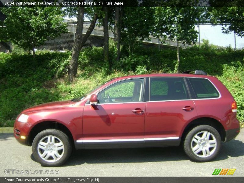 Colorado Red Metallic / Pure Beige 2004 Volkswagen Touareg V8