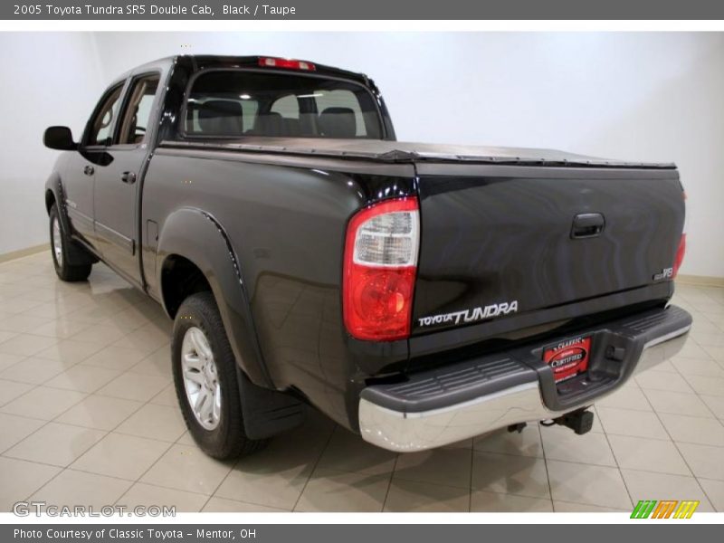 Black / Taupe 2005 Toyota Tundra SR5 Double Cab