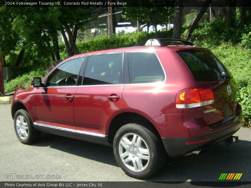 Colorado Red Metallic / Pure Beige 2004 Volkswagen Touareg V8