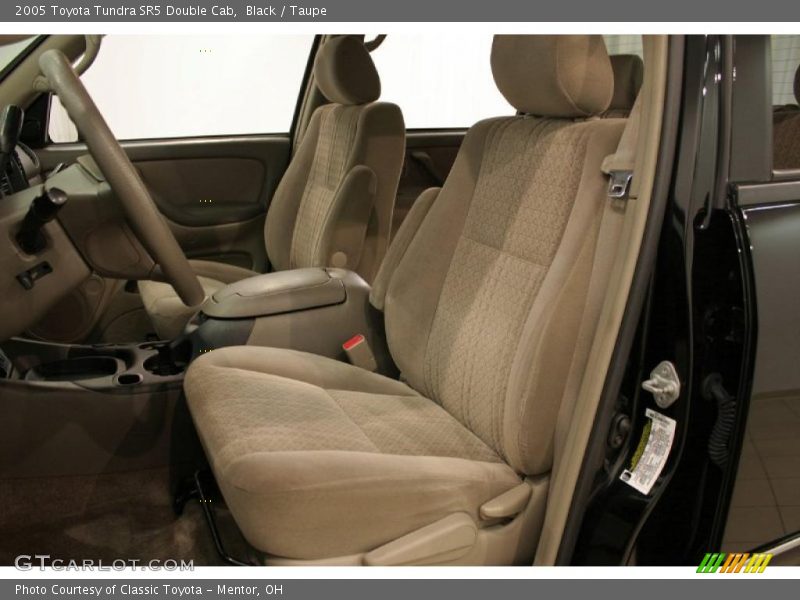 Black / Taupe 2005 Toyota Tundra SR5 Double Cab