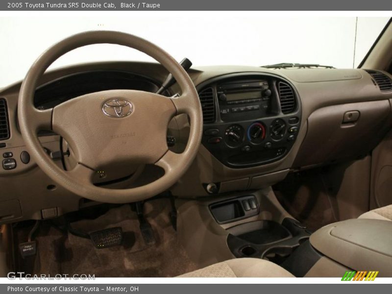 Black / Taupe 2005 Toyota Tundra SR5 Double Cab