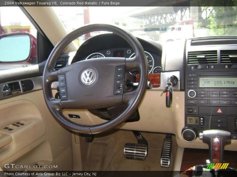 Colorado Red Metallic / Pure Beige 2004 Volkswagen Touareg V8