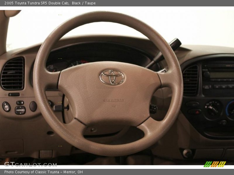 Black / Taupe 2005 Toyota Tundra SR5 Double Cab