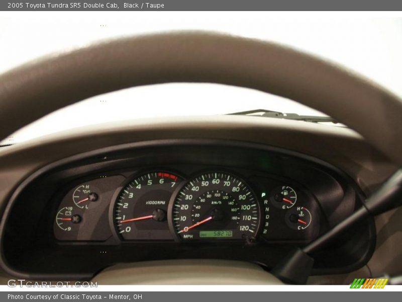 Black / Taupe 2005 Toyota Tundra SR5 Double Cab