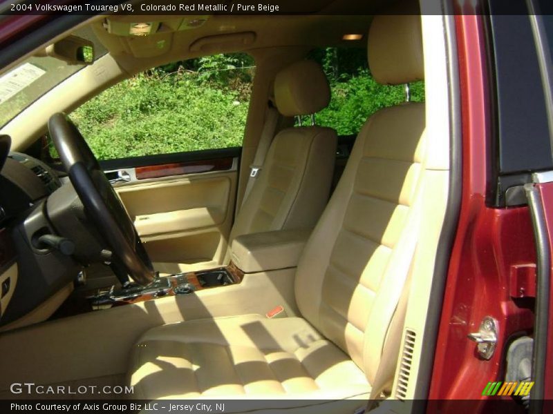 Colorado Red Metallic / Pure Beige 2004 Volkswagen Touareg V8