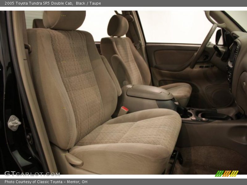Black / Taupe 2005 Toyota Tundra SR5 Double Cab