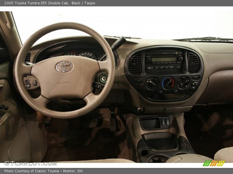 Black / Taupe 2005 Toyota Tundra SR5 Double Cab