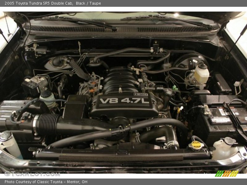 Black / Taupe 2005 Toyota Tundra SR5 Double Cab