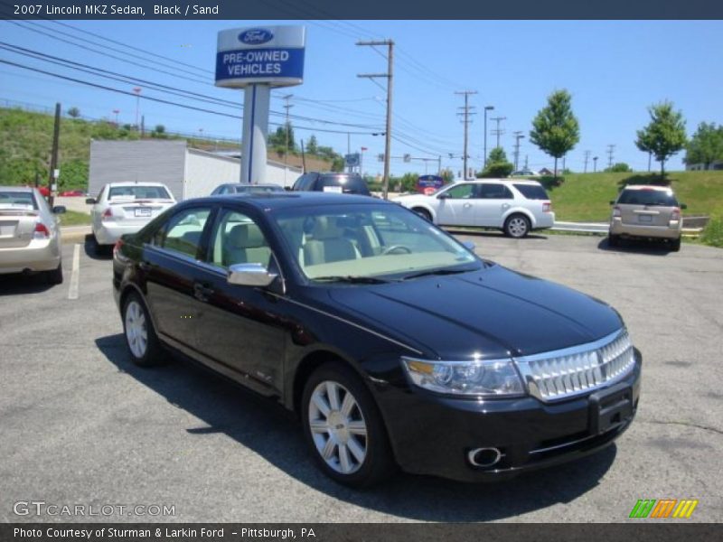 Black / Sand 2007 Lincoln MKZ Sedan