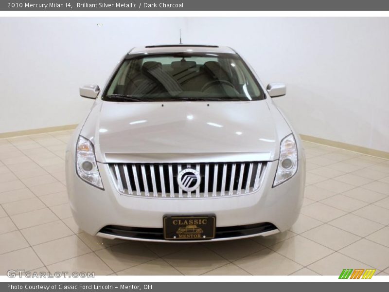 Brilliant Silver Metallic / Dark Charcoal 2010 Mercury Milan I4