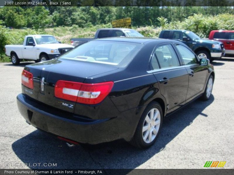 Black / Sand 2007 Lincoln MKZ Sedan