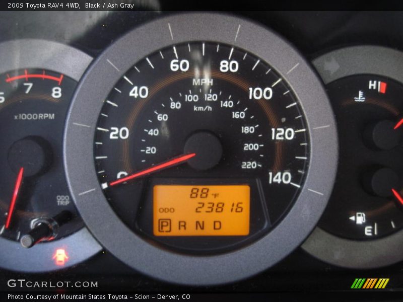 Black / Ash Gray 2009 Toyota RAV4 4WD