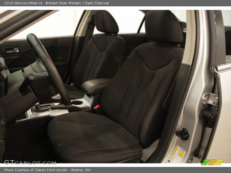 Brilliant Silver Metallic / Dark Charcoal 2010 Mercury Milan I4