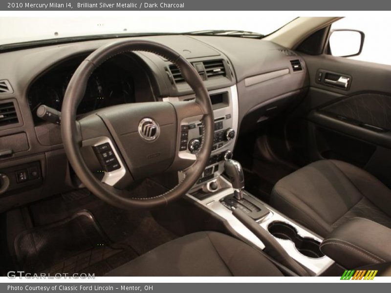 Brilliant Silver Metallic / Dark Charcoal 2010 Mercury Milan I4