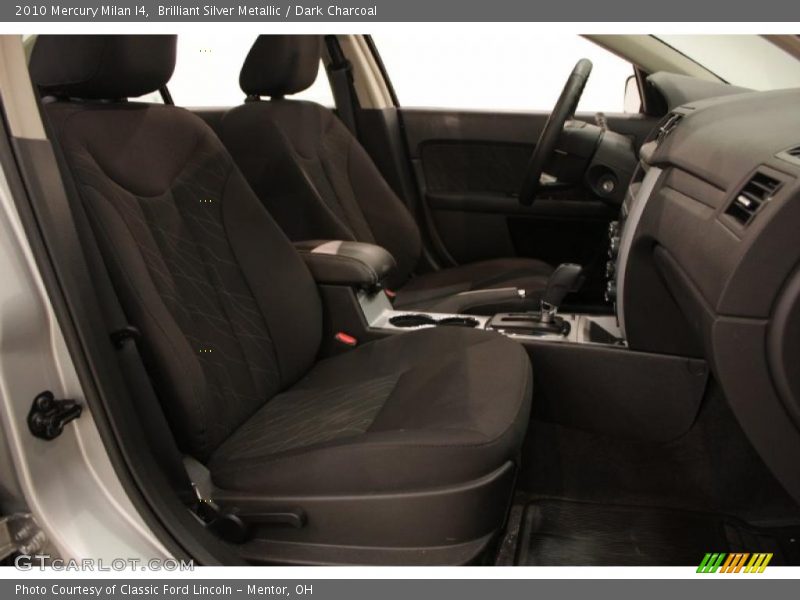 Brilliant Silver Metallic / Dark Charcoal 2010 Mercury Milan I4