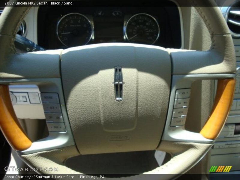 Black / Sand 2007 Lincoln MKZ Sedan