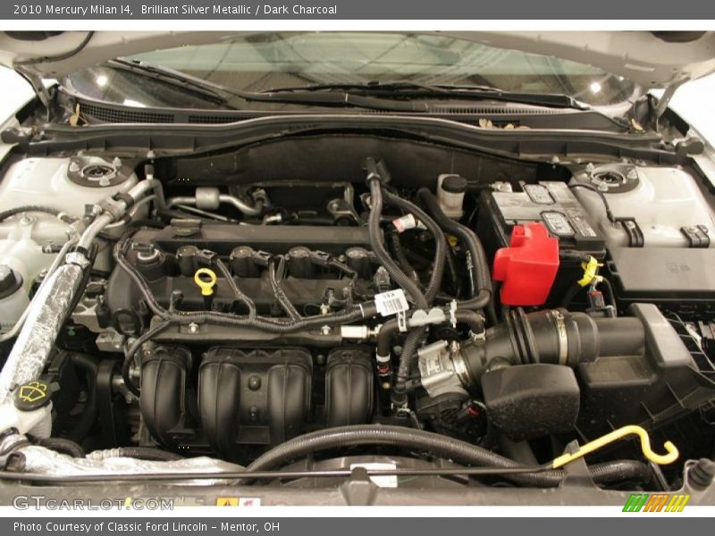 Brilliant Silver Metallic / Dark Charcoal 2010 Mercury Milan I4
